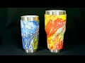 DIY Custom Painted Tumbler with HYDRO DIPPING