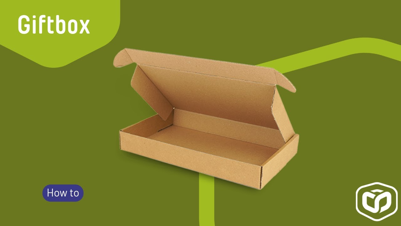 Langwerpige giftbox in elkaar zetten in minder dan 1 minuut