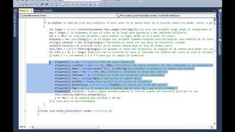 BV.NET ORDENAMIENTO DE CADENA PARTE 1 EN C#.avi