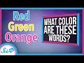 Understanding the Stroop Effect