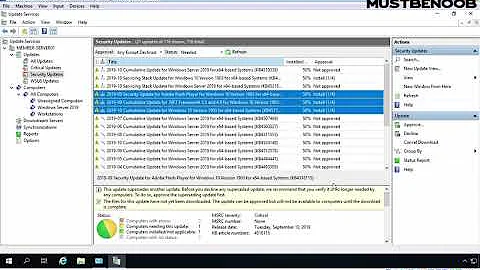 LAB GUIDE:65 How to Approve and Deploy Updates in WSUS Server 2019