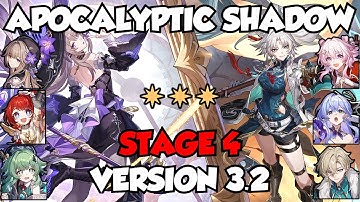 NEW Apocalyptic Shadow | 3 Stars | E0S1 The Herta & E0S0 Feixiao | Honkai: Star Rail Version 3.2