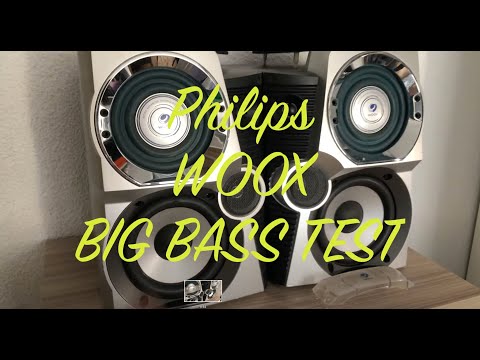 Philips WOOX speakers - Big Bass Test