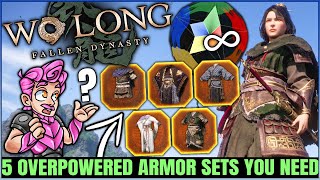 How to Get the 5 MOST POWERFUL Armor Sets in Game - Build Guide & Location - Wo Long Fallen Dynasty!