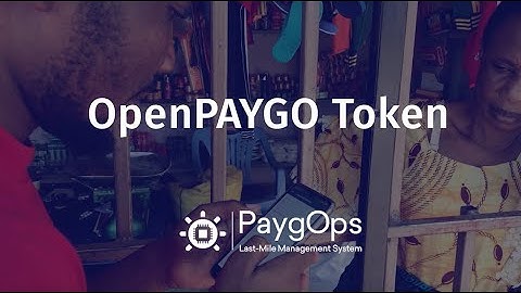 PAYGO compatible devices with OpenPAYGO Token Open Source technology