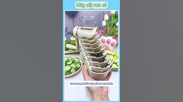 🔪 Máy cắt rau củ đa năng – Nhanh, đẹp, an toàn cho mọi nhà #giadungtienich #xuhuong