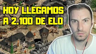 TOTALMENTE TRYHARD - A DOS PARTIDAS DEL 2100 ELO - AOE 2