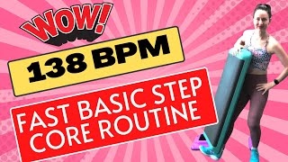 Step Aerobics For Weight Loss➡️ Basic Step And  Core Routine  ➡️ Easy To Follow Routine screenshot 1