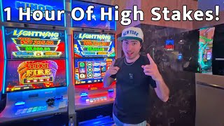 I Gambled For 1 Hour On Lightning Link High Stakes Slot Machines In Vegas!