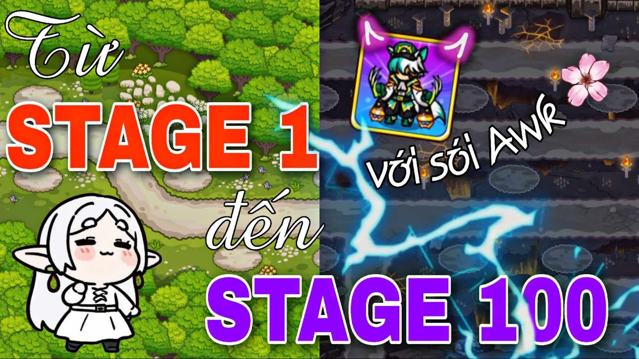 Vượt 100 Stage siêu tốc! | Gold Tower Defence | Snow