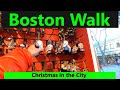 Boston Walk: Looking for Christmas in the City, Part 1