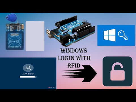 Video: PC Auth cu Arduino și card RFID / NFC: 4 pași