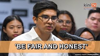 Syed Saddiq calls on leaders to own up and not push blame in Najib's pardon decision