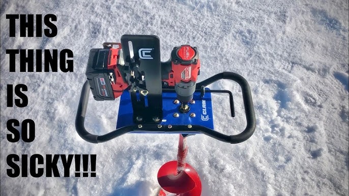 DIY electric drill auger adapter for Ice Fishing 