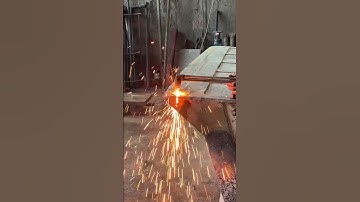 Gas cutting 🔥#weldments #engineering #machine #welding #trending #automobile #shorts #tips #diy ￼