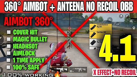 BGMI 4.1 AIMBOT OBB | BGMI 4.1 NO RECOIL CONFIG | BGMI NO RECOIL CONFIG 4.1 [100% Safe No Ban ]