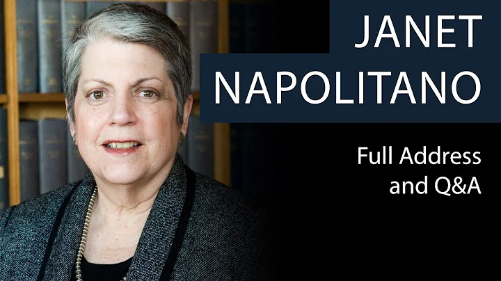 Janet Napolitano | Full Address and Q&A | Oxford U...
