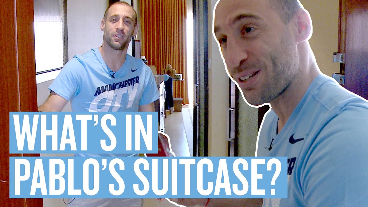 man city owner PERFUME & PLASTERS | What's in Zabaleta's Suitcase?