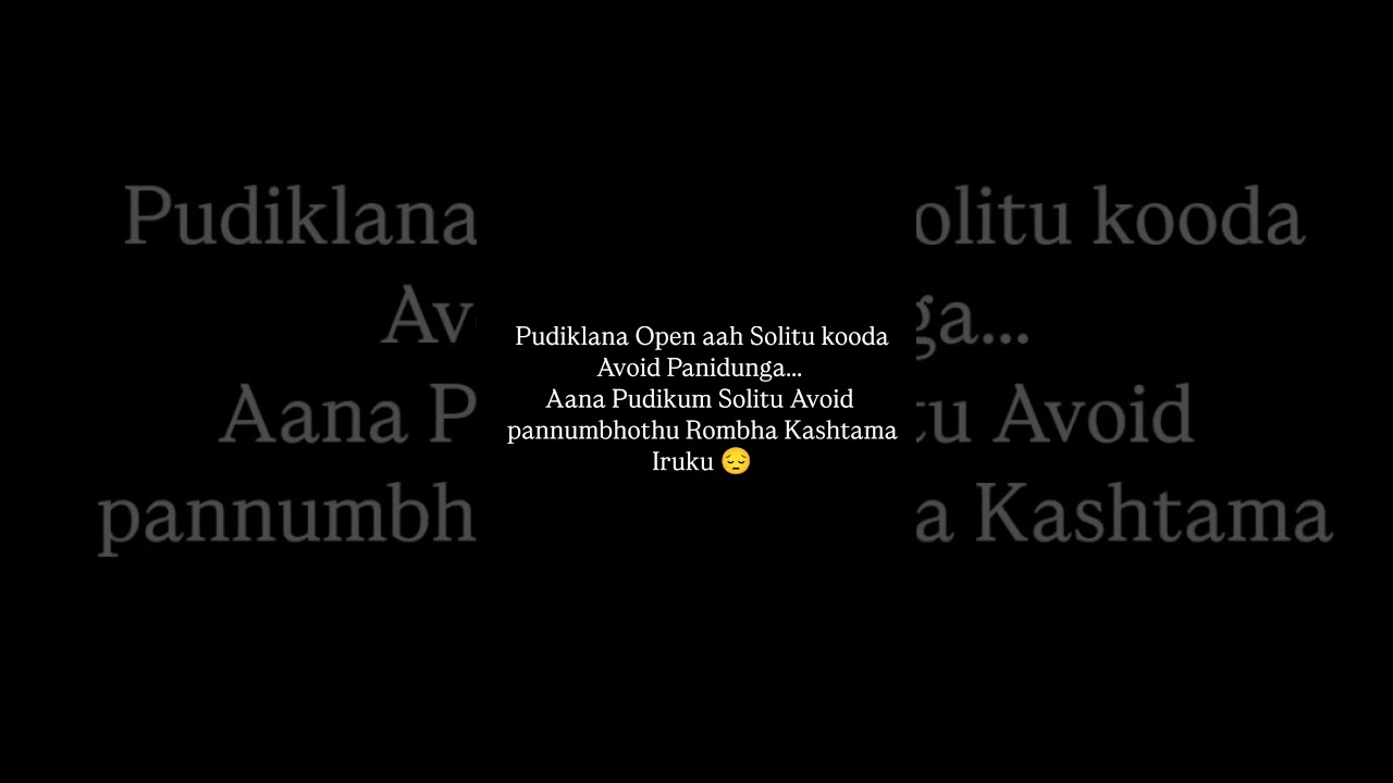 Welcome to Crazy Chats 🖤

Watch the latest Tamil Sad Status