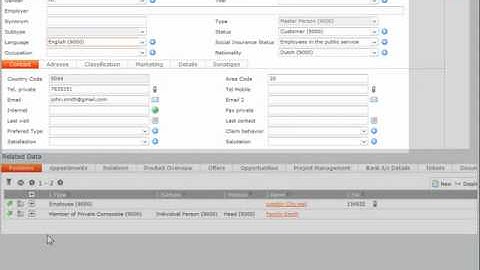 CRM Process: Customer Base (Financial Services) in update CRM (English)