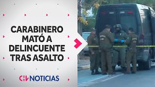 Carabinero de franco MATÓ A DELINCUENTE tras asalto a una mujer en Estación Central