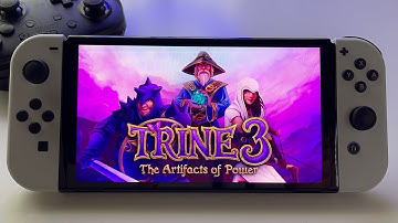 Trine 3: The Artifacts of Power - REVIEW | Switch OLED handheld gameplay