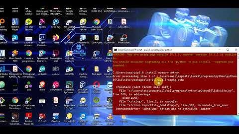 How to fix  Attribute Error: None Type object has no attribute loader in Python pip install module