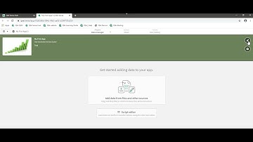 Steps to create an app in QlikSense