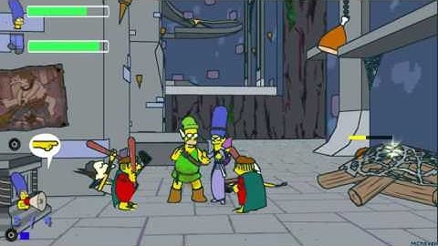 Simpsons The Game PSP Walktrough Level 11 NeverQuest