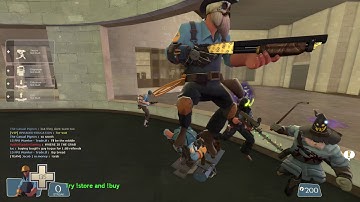 Guy Runs From $300 SpyCrab - TF2