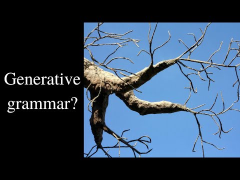 What is generative grammar? (theoretical overview)
