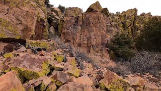 Arizona Green Mountain Ancient Indian Rock Dwelling Hike