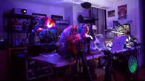 Analog Psychedelic Light Show - Live Multi Camera - Epic Rig
