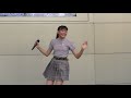 三阪咲『君はロックを聴かない / あいみょん』@ あべのAステージ 2018/07/22
