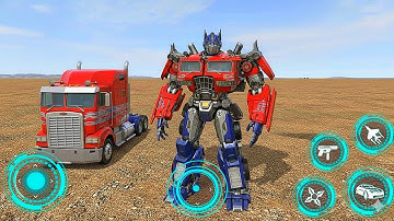 Robot Justice War: Optimus Prime Truck Jet Transformers Game 2025 Part 6 - Android Gameplay