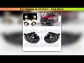 For Benz Sprinter W907 W910 2019 2020 2021 Pair Left+Right Front Bumper Fog Light Lamp With