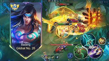 Only 0.01 % badang users know this build solo rank 💪| badang best build and emblem 2025 🔥