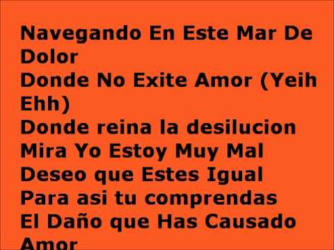 Te Deseo El Mal Letra Cosculluela Ft Zion Lennox Youtube