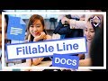 How to create a fillable text box in Google Doc (Make lines interactive)