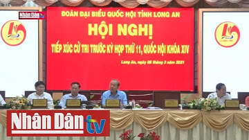 Phó Thủ tướng Thường trực Trương Hòa Bình tiếp xúc cử tri tại Long An