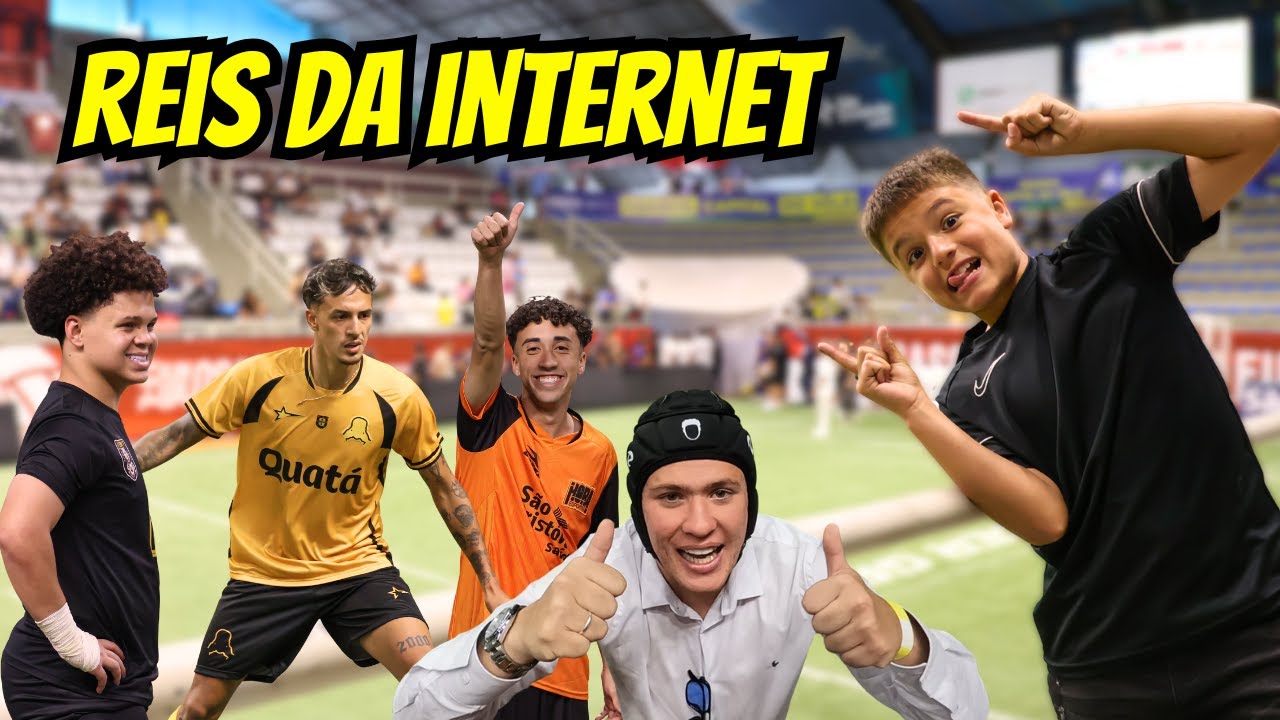 Bastidores do Reis da Internet! Influencers, Resenha e Muito Futebol ⚽🔥