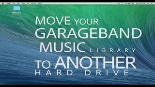Move your GARAGEBAND Music Library to an External Hard Drive