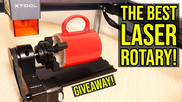 New xTool RA2 Pro Rotary Chuck Will Make Your xTool D1 Laser Engraver 10x Better! Review and Test