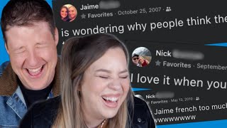 Roasting Our Old Facebook Statuses | Couple's Cringe