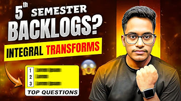 Supply -  Integral Transforms with Applications imps with answers || 5th sem Maths imps
