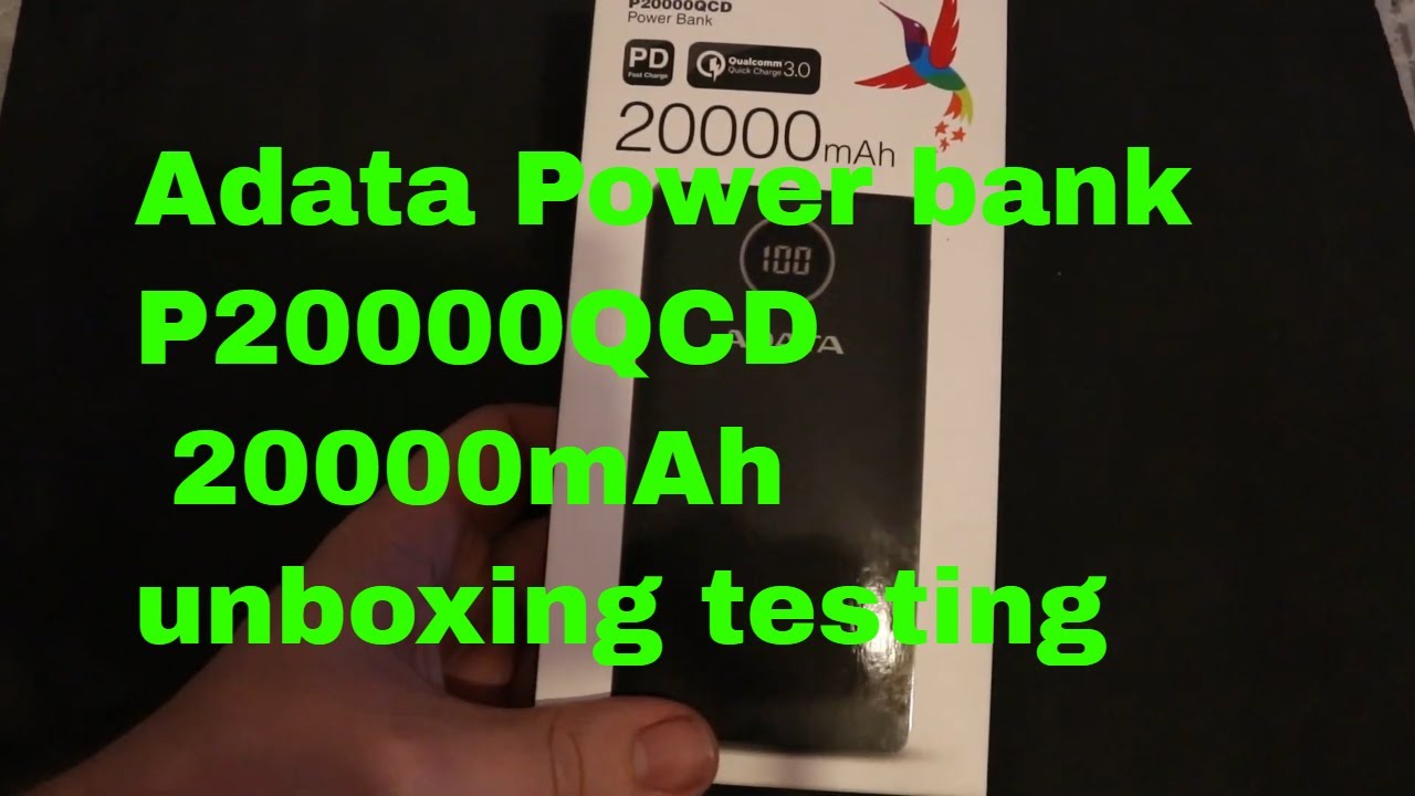 Batería Portátil Adata 20000 mAh