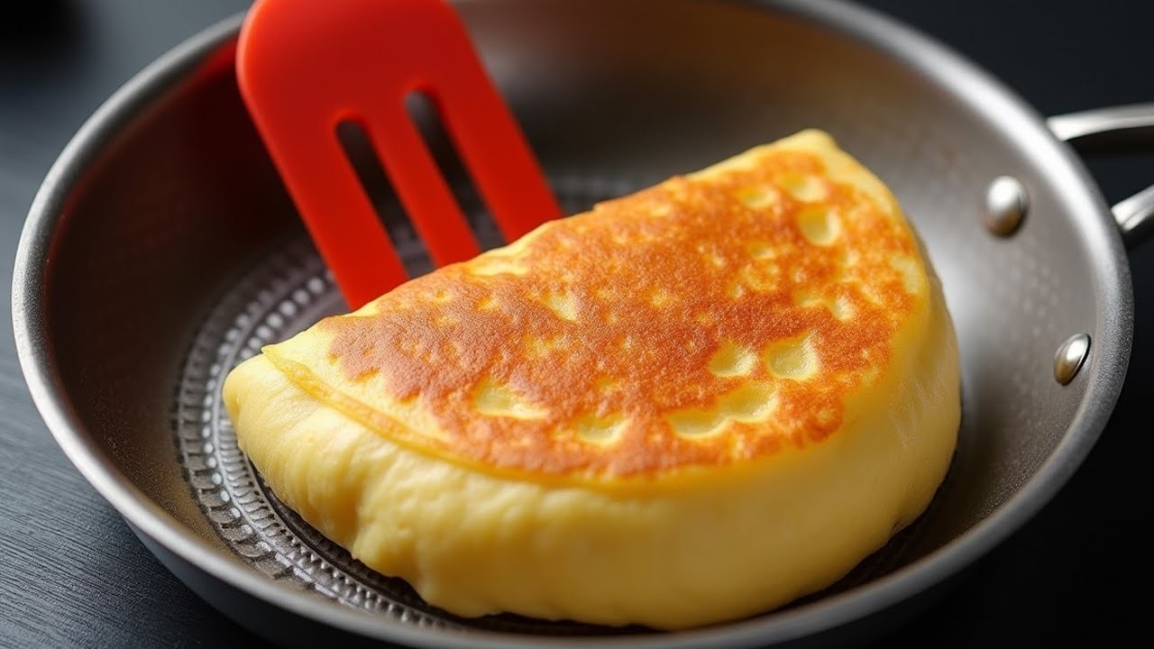 Flauschiges 3-Zutaten-Omelett! In 5 Minuten fertig!