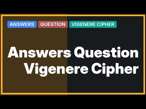 CS50 Vigenere program (2 Solutions!!)