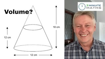 Volume of a Frustum -  Quick Video GCSE Maths Revision - Grade 5
