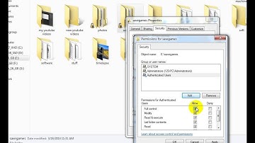 How to eliminate Lock sign from Folders (Authenticated Users)